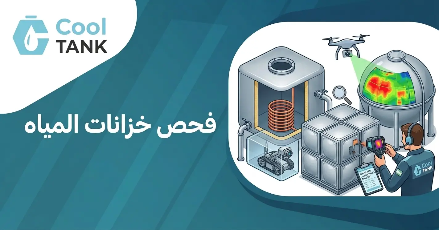 فحص خزانات المياه